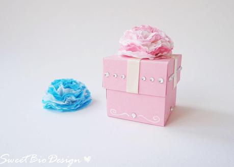 Tutorial: Scatoline Battesimo Bimbo/Bimba - Baptism favor boxes boy/girl