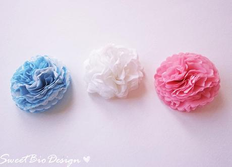 Tutorial: Mini Pompon di carta velina - Tissue paper Mini pompons