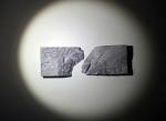 FDL - Ossa di Shelley (Dante)%2C marmo bardiglio di Carrara%2C 38x18x6cm%2C 1989