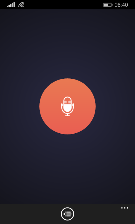 Perfect Recorder: registrare audio con Windows Phone e salvarlo su PC Perfect Recorder