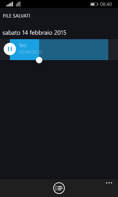 Perfect Recorder: registrare audio con Windows Phone e salvarlo su PC Perfect Recorder