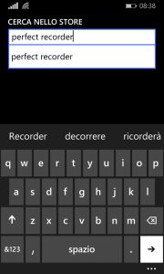 Perfect Recorder: registrare audio con Windows Phone e salvarlo su PC Perfect Recorder