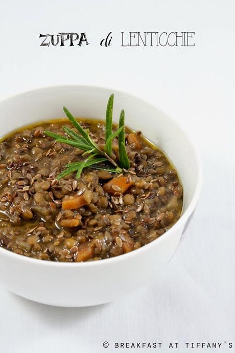 Zuppa di lenticchie / Lentils soup recipe