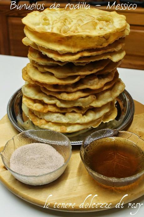 Buñuelos de rodilla - le tipiche frittelle dolci messicane