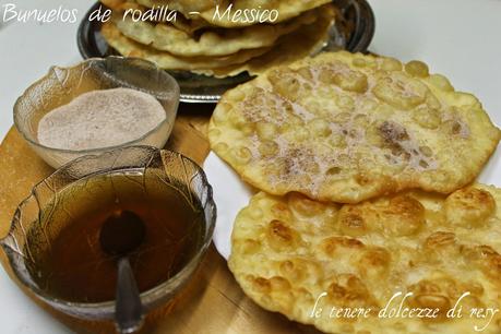 Buñuelos de rodilla - le tipiche frittelle dolci messicane