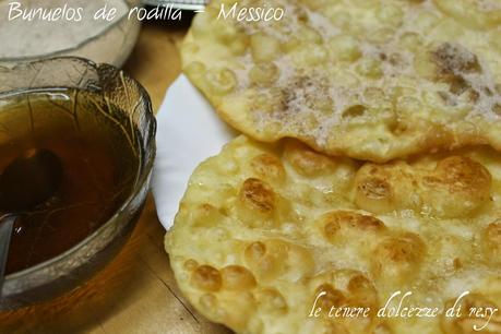 Buñuelos de rodilla - le tipiche frittelle dolci messicane