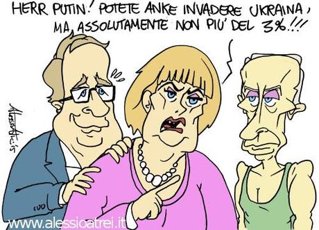 Merkel Hollande Putin Ucraina Crisi Guerra UE Russia