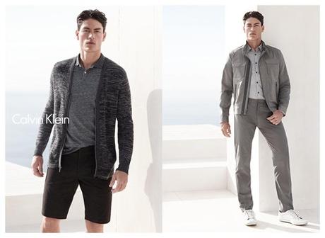 Calvin Klein White Label Primavera Estate 2015 Campagna Tyson Ballou 002 Tyson Ballou modelli Calvin Klein White Label Design minimi per / Estate 2015 campagna di primavera