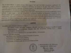 Abuso edilizio e sanatoria dell’acciaieria Arvedi Abuso edilizio e sanatoria dell’acciaieria Arvedi