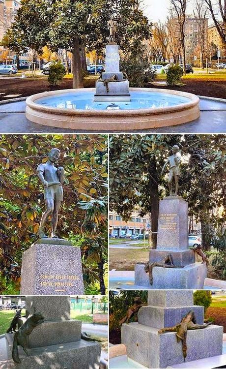 Monumento dedicato a Pinocchio -Milano -