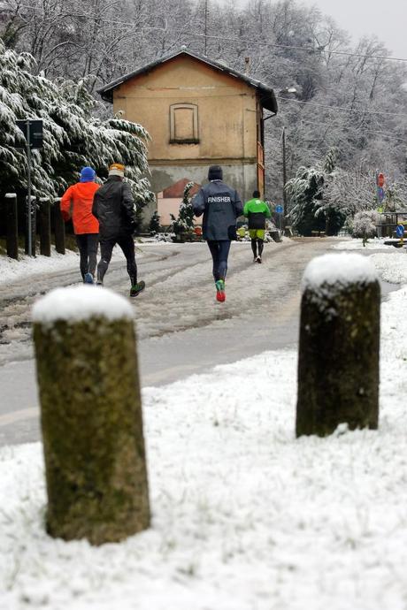 Di corsa sotto la neve...e il fango