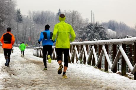 Di corsa sotto la neve...e il fango