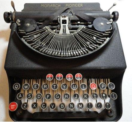 Il ticchettio che produce una macchina per scrivere
