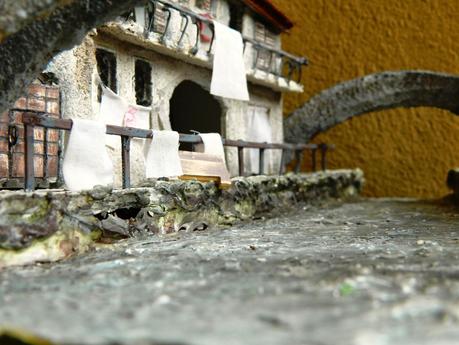 La vecchia Milano dei Navigli...quando si lavava a mano... - Riproduzione in miniatura