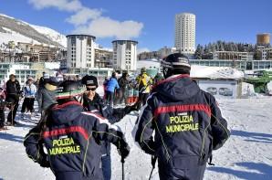 sci alpino - polizia Via Lattea
