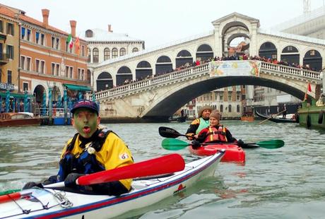 Ultimo giro in kayak a Venezia...