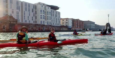 Ultimo giro in kayak a Venezia...