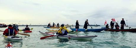 Ultimo giro in kayak a Venezia...