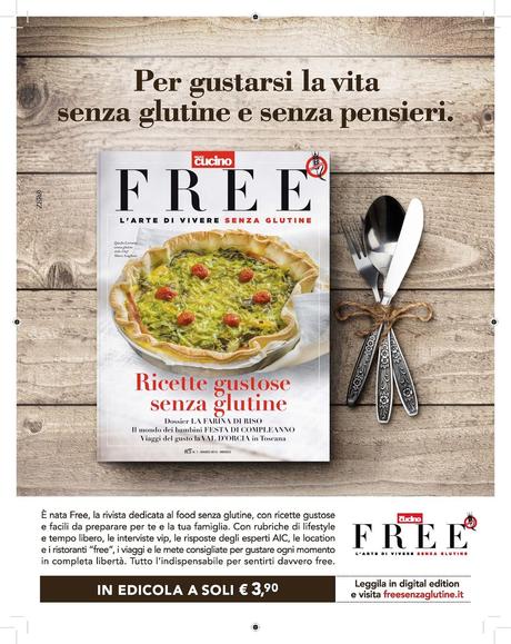 FREE la nuova rivista senza glutine è in edicola!