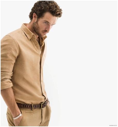 Massimo Dutti NYC Collezione Primavera 2015 Styles Guarda giustizia libro Joslin 008 800x864 Massimo Dutti NYC Collection evidenza color cammello Uomo per la primavera 2015