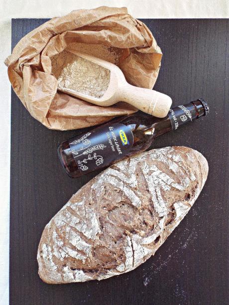 Pane integrale alla birra scusa svedese e semi