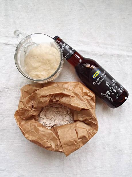 Pane integrale alla birra scusa svedese e semi