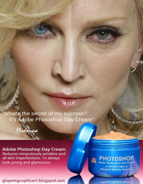 MADONNA ORRENDA SENZA PHOTOSHOP! rughe occhiaie borse a vista!