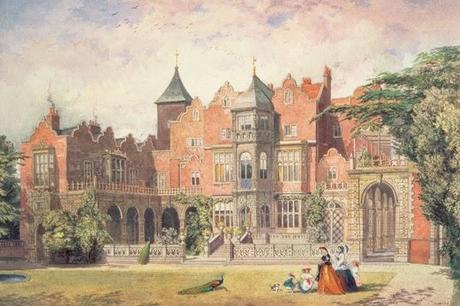 HOLLAND HOUSE, the Regency London's most celebrated salon, and its hostess, Baroness Lady Elizabeth Vassall-Fox.