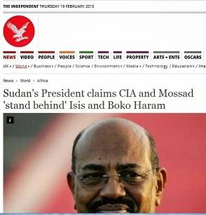 Il presidente del Sudan afferma: CIA e Mossad sono dietro l’Isis e Bolo Haram