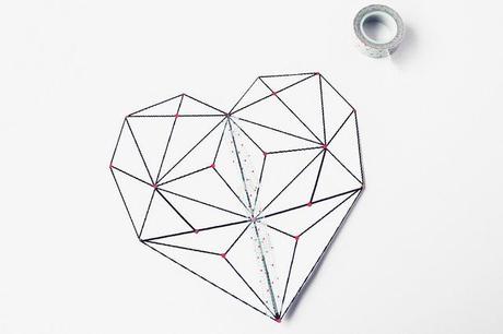 DIY geometric heart string art 03