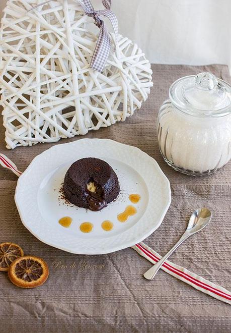 tortino caldo con cuore morbido vegan