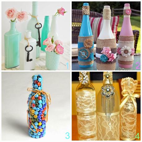 Riciclare bottiglie di vetro - 9 tutorial di riciclo creativo bottiglie