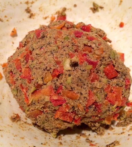 Crackers Crudisti Olive e Peperoni ricettevegan.org crackers crudisti