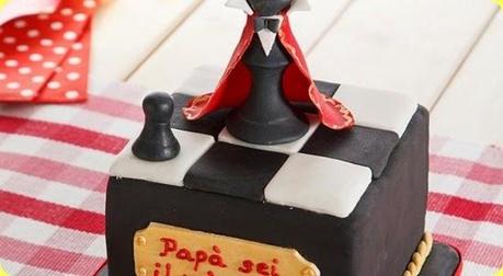 Torta scacchi per la festa del papà