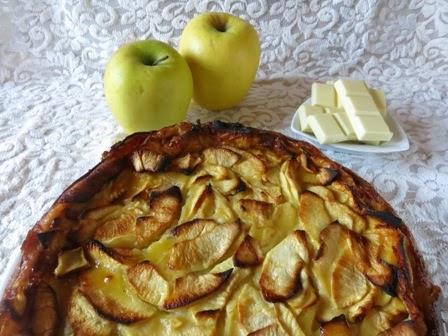 Flan di mele e cioccolato bianco per Claudia Flan di mele e cioccolato bianco per Claudia