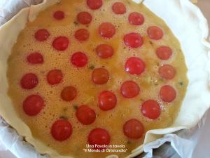 Quiche con pomodorini e porro: accidenti l’antipasto! 20150125_102727