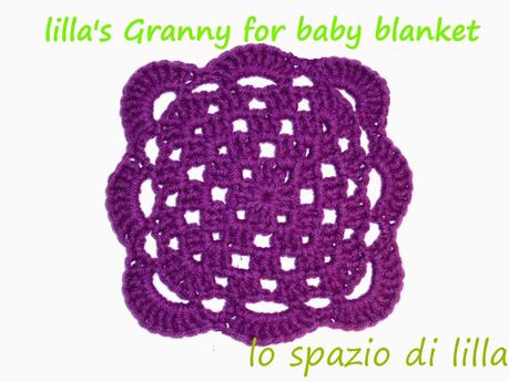 Facciamo insieme...la granny all'uncinetto per la copertina da neonato / Let's make together...the easy crochet granny for baby blanket