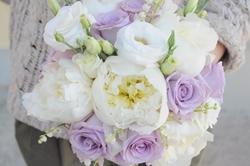 Bouquet con lisianthus