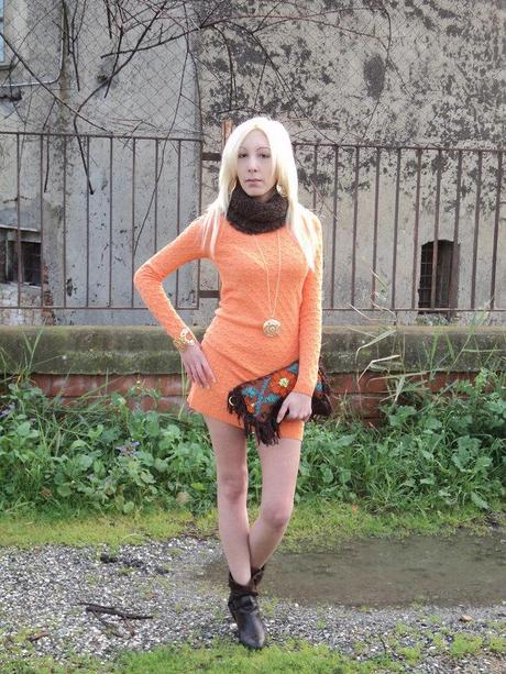 Tangerine Color Look:  Tanita Moda – Even Langella & Bullish