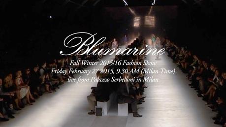 Milan Fashion Week live Streaming - BLUMARINE