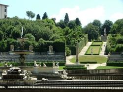 Uno scorcio del giardino di Boboli a Firenze