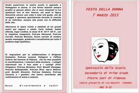 Festa della Donna 2015 con la Scuola Media Zani