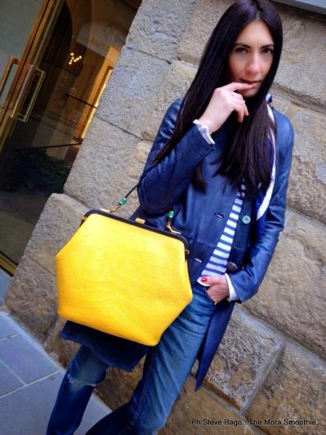 themorasmoothie themorasmoothie, fashionblog, fashionblogger, blogger, italianblogger, bloggeritaliana, fashionbloggeritaliana, italianfashionblogger, veneziani, joleveneziani, veneziani bag, borsa veneziani, maliparmi, maliparmi coat, girl, model, shopping, shopping on line, firenze, florence, outfit, look, ootd, lokoftheday, outfitoftheday, ss15, borsa gialla, street style, outfit museo, paola buonacara