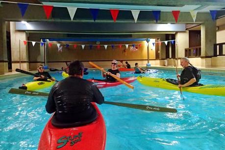 Swimming pool sessions at Plas Menai!