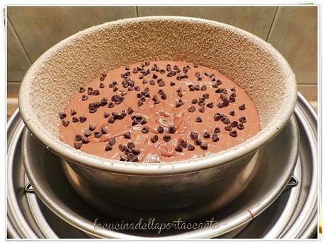 Torta al cioccolato, senza lattosio e cotta nel fornetto sul fornello / Chocolate cake, lactose and cooked in the oven on the stove