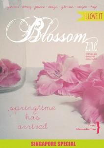 Alexandra Dao fotografa della Cover di Blossom zine! Spring 8 2015 cover HR