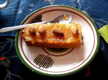 Torta matta con marmellata di melone e mandorle- giulia