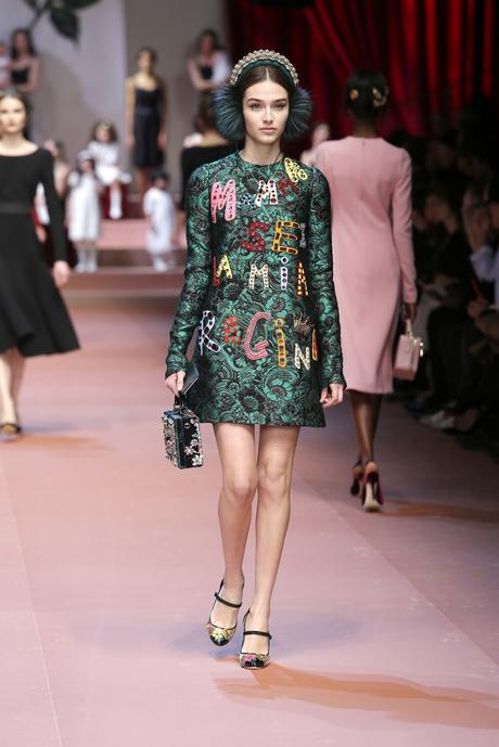 Milano Fashion Week: sfilata di Dolce e Gabbana AW2016