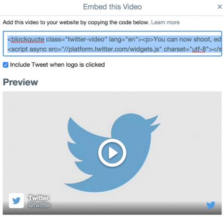 E anche Twitter rende i video incorporabili