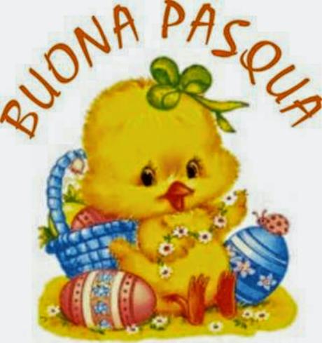 Schema per il punto croce: Quadretto Buona Pasqua_2